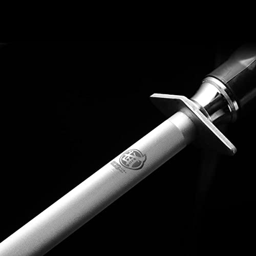 Miniatura 8 de Mitsumoto Sakari 44 Cm Afilador Cuchillos Profesional Ovalada, Afilador Cuchillos Para Afilar Cuchillo Japonés, Chaira Diamante De Acero De Cocina Mango De Abs Y Potente Imán