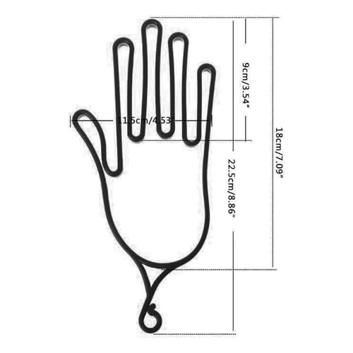 FINGER TEN Luvas de golfe, suporte para esticador, cabide, secador, modelador, ferramentas, acessóri