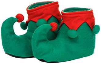 Fun Costumes Child Christmas Elf Shoes X-Large Green | Image 1