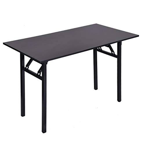 Computer Desk, Laptop Desk, Home Office Desks Writing Desk, Gaming Table, 47 Inches, Black Desk, Black Frame by Halter