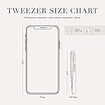 Tweezerman Stainless Steel Point Tweezer - Eyebrow Precision Tweezers, Facial and Ingrown Hair Removal (Signature Red) - Image 4