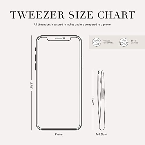Tweezerman Steel Point Tweezer, Silver, 2 x 6 inches, Modern, Professional Quality for Eyebrow Precision, Facial and Ingrown Hair Removal by Tweezerman - Image 2