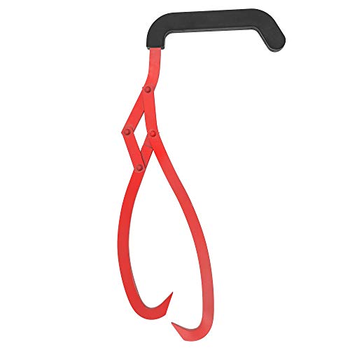 1930 Earth Worth | Log Tongs | Log Lifting Hook| Log Carrier | 20 Inch | Red