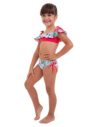 BIQUÍNI INFANTIL CIGANINHA AZUL E ROSA BEST FIT