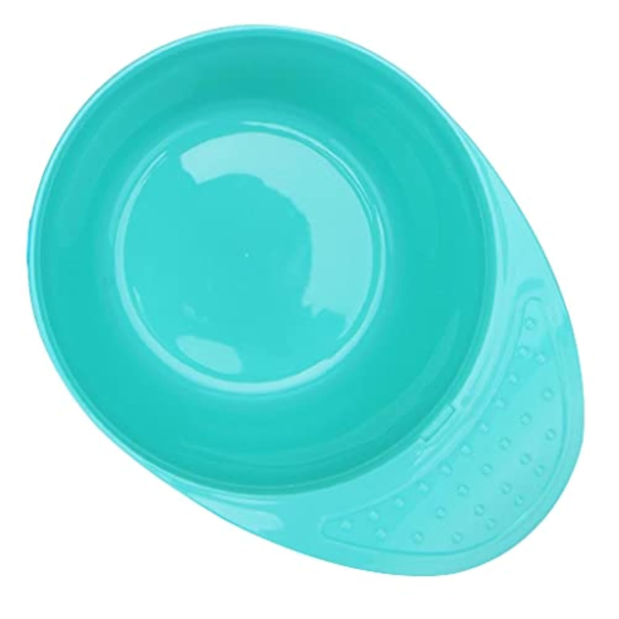 Salon Hair Coloring Mixing Bowl with Handle, Cyan
