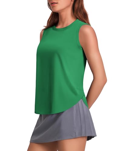Image of PINSPARK Workout Tank Tops Woman Ice Silk UPF 50+ Athletic Yoga Shirts