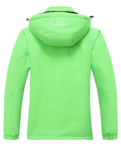Image of MOERDENG Women's Waterproof Ski Jacket Warm Winter Snow Coat Mountain Windbreaker Hooded Raincoat Jacket