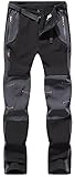 Los pantalones para hombre cuentan con una superficie a prueba de viento que repele el agua y la nieve, lo mantienen cálido y seco en climas fríos.