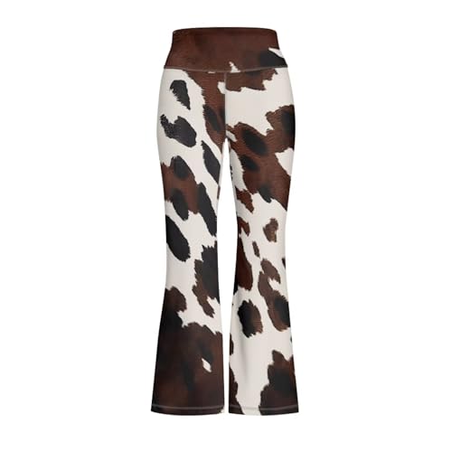 Flare Leggings for Girls Wide Leg Yoga Pants Size 5-14 Thick High Waisted Breathable