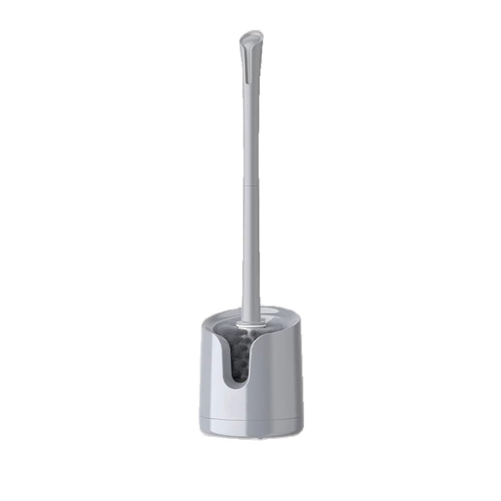 toilet brushes & holders Wall Mounted Plastic Long Toilet Brush with Detachable Breathable Base