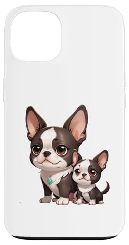 ���킢���{�X�g���e���A�̃}�}�Ǝq���̌� �X�}�z�P�[�X iPhone 13 �p
