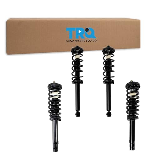 Image of TRQ Front and Rear Strut & Coil Spring Assembly Set Driver & Passenger Sides Compatible with 04-08 Acura TSX