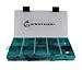 Evolution Outdoor 3500 Drift Series Fishing Tackle Tray Multi Pack of 4 â€“ Seafoam Green, Colored Tackle Box Organizer with Removable Compartments, 2 Latch Closure, Utility Box Storage