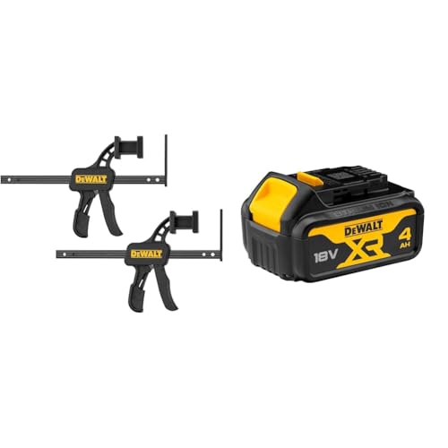 DeWalt Clamps for Guide Rails, DWS5026-XJ + DEWALT Battery
