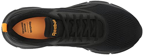 Amazon Essentials By Reebok Men's All Day Comfort Slip-Resistant Alloy-Toe Safety Athletic Work Shoe, Black/Gold, 11 #TOP4