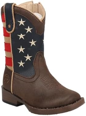 Roper Toddlers American Patriot Boot, Brown, 6 | Image 1