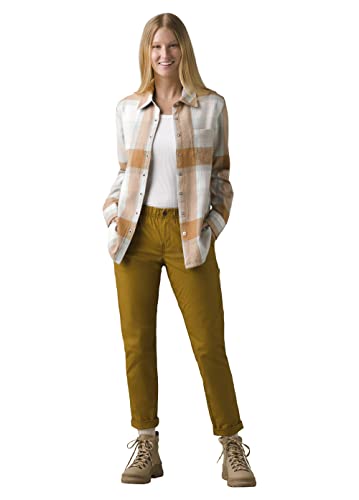 prAna Women's Standard Double Peak All-Around Pant, Antique Bronze, 6