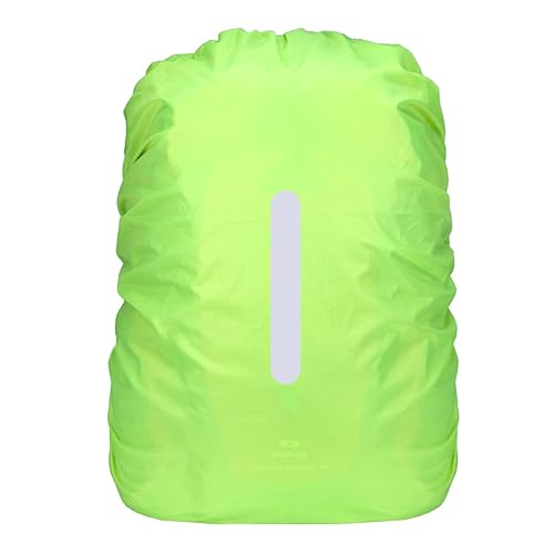 XPEX 1 Pezzi Coprizaino Impermeabile,Parapioggia Per Zaino, Impermeabile Outdoor Zaino Parapioggia Reflective Copri Zaino Per Pioggia-Anti Polvere-Antifurto-Bicycling-Escursionismo,Con Custodia 10-50L