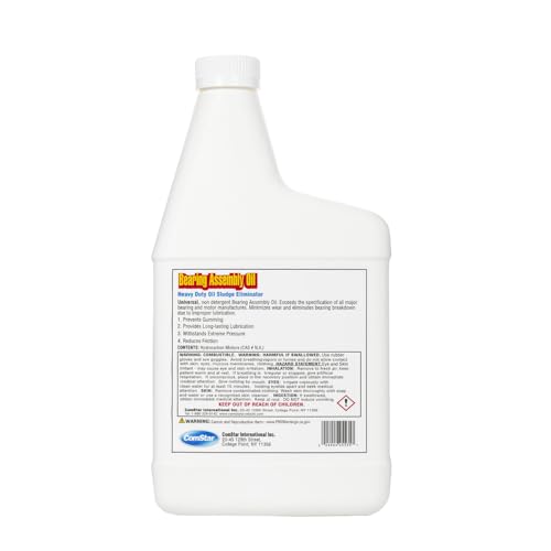 Image of Bearing Assembly Lube Oil 1 qt, SAE 20 Weight, AGMA #2 | Prevents Against Rust & Ware, Prevents Gumming, Long-Lasting Lubrication, Withstands Extreme Pressure, Made in USA