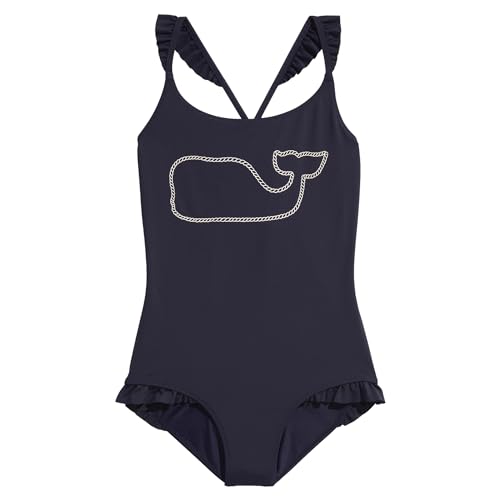 Image of vineyard vines Girls' Girls' Ruffle One-piece