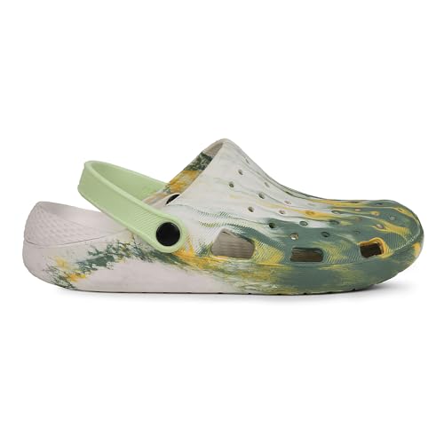 Image of Liberty A-HA LPMXT-961E Casual Clog for Men | Slip-On Slingback Clogs for Walking & Outdoor Use | Solid Pattern, Trendy Stylish Fashionable Sandals with Comfortable and Lightweight Home Footwear