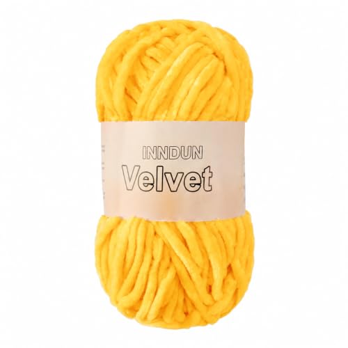 Image of Soft Velvet Chenille Yarn for Crocheting, Super Bulky Yarn for Blankets | Fluffy, plush yarn for crochet and knitting blankets, amigurumi, cushions and handmade gifts for cozy DIY projects.