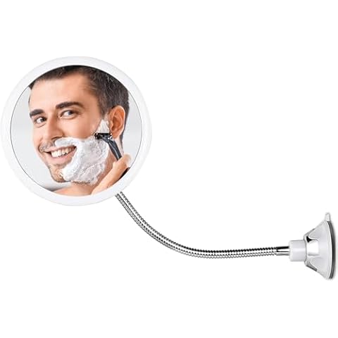 Mirrorvana Fogless Shower Mirror with Gooseneck Cover