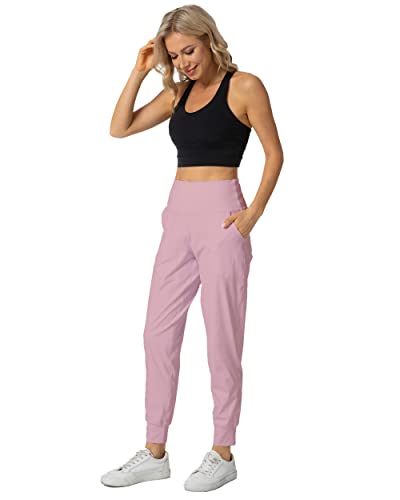 Image of Women's Joggers with Pockets, Hiking Cargo Water Resistant Lightweight Pants for Women Workout Athletic Travel Camping