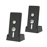 JIAN BOLAND Intercoms Wireless for Home Portable Two Way Wireless Voice Intercom Doorbell with 1/2 Mile Range 3 Volume Levels-Rechargeable Battery - 2 Way Voice Intercom for House