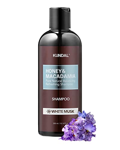 Kundal White Musk Sulfate Free Moisturizing Shampoo For Dry Damaged Hair With Argan Oil, 10.14 Oz(300Ml), Sulfate Free Paraben Free With Argan Oil #TOP5