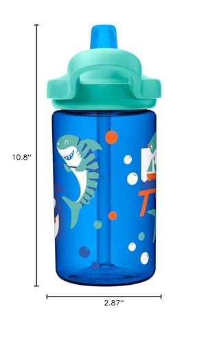 Image of CamelBak Eddy+ Kids Bite Valve Straw Tritan Renew Water Bottle | Kids, with Tritan Renew