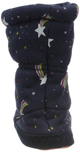 Joules Girls Sock Slipper, Navy Shooting Star, Large Big Kid Us #TOP2
