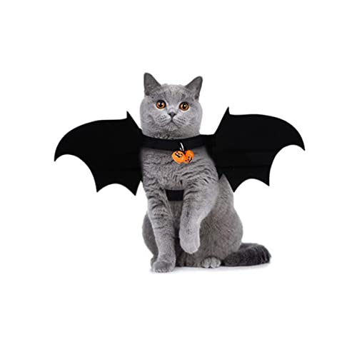 Disfraz de Murciélago para Perros y Gatos Halloween S miniatura 6