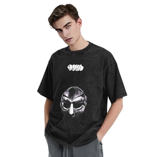 Round Neck Vintage Short Sleeve T-Shirt for Men Loose Casual tee Leisure Cotton Fashion Crew Neck Soft3