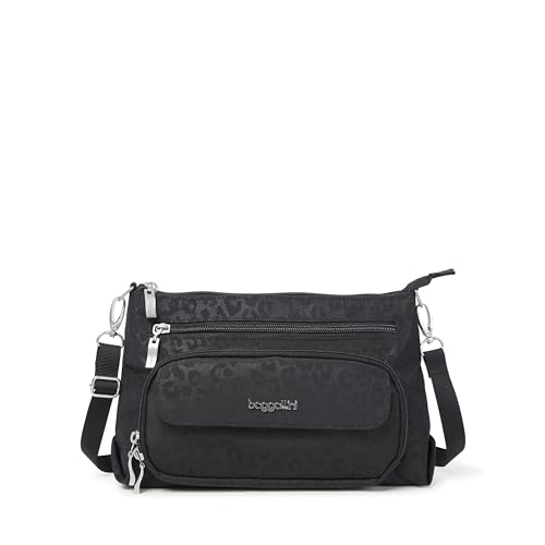 Image of Baggallini Original Everyday 11x7.5 Crossbody Bags Rfid Protected Lightweight Nylon Zippered Travel Purse