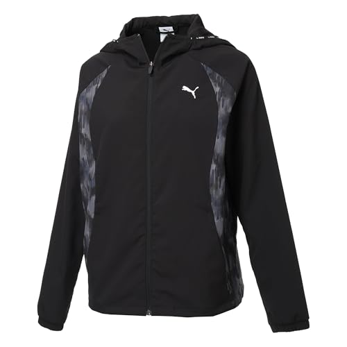 PUMA(プーマ) 二重織 長袖 DRY UVカット パーカークロス AOP JKT 528892レディース