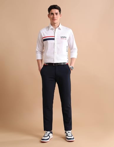 Image of U.S. Polo ASSN. Regular Fit Cotton Shirt for Men