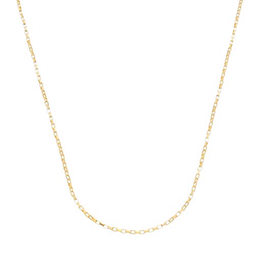 Colar Masculino Cartier Tijolinho 1mm Fino 60cm Banhado À Ouro 18k