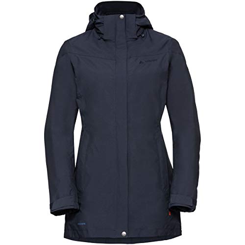 VAUDE Damen Doppeljacke Idris 3in1 Parka II, eclipse, 40, 411037500400