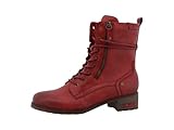 MUSTANG Bottines Femme 15M0062002, Pointure:39 EU, La Couleur:Rouge