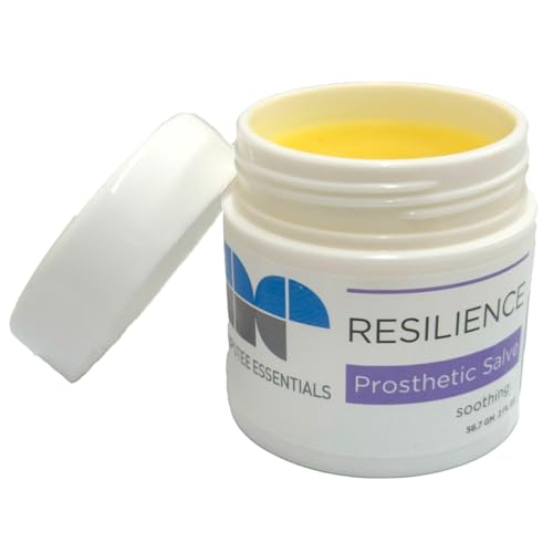 Amputee Essentials Resilience Prosthetic Salve, Skin Protectant, Spot Relief, 2 oz (59 ml) Jar