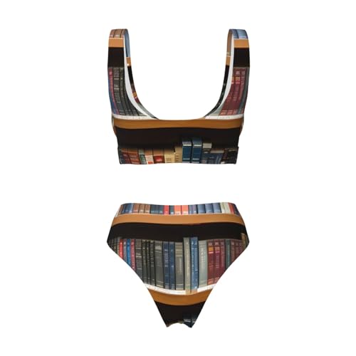 Bikini 2 pièces Library Bookshelf idéal pour lire au soleil et se détendre à la plage