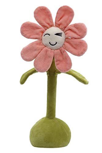Gewipiar Sunflower Plush Succulent Plant Flower Plushie Pillow , 13.7-Inch Stuffed Plush Toy Great Gifts Decoration (Pink) #TOP1