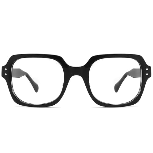 Men Glasses Frame Retro Eyeglasses Vintage Acetate Eyewear2