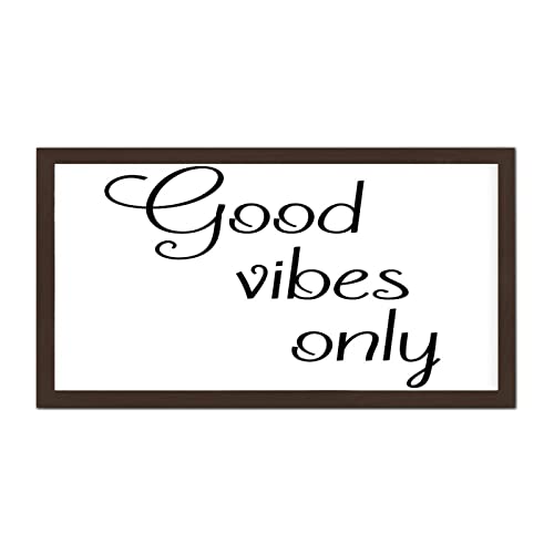 Plaque bois Good Vibes Only pour diffuser des ondes positives à la maison