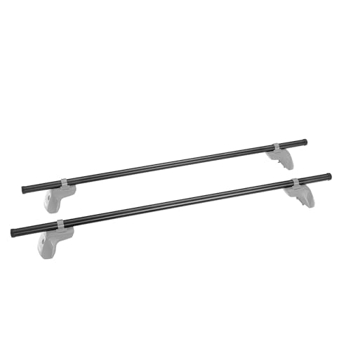 Yakima RoundBar XL 78 Inch Durable Steel Round Roof Rack System Crossbars, Compatible with StreamLine Towers System, Black, Set of 2