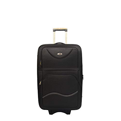 STUNNERZ-Large-Check-in-Luggage-Trolley-BagsTravels-Bags-Suitcase-Tourist-Bags-28-Inch-71cm-Black