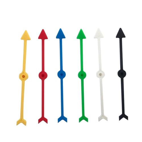 SUPVOX Rotating Pointer Toy 12pcs Plastic Desktop Toys Boys and Girls Playing Pointer Accessories Random Color