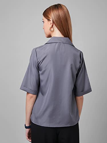 Image of Style Quotient Women Purple Formal Shirt