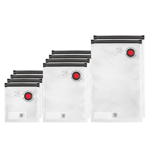 ZWILLING Fresh & Save Vakuum Beutelset für Lebensmittel 10-teilig verschiedene Größen Wiederverwendbar Kunststoff